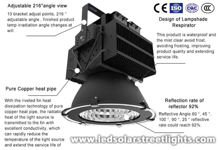 details of high mast street light