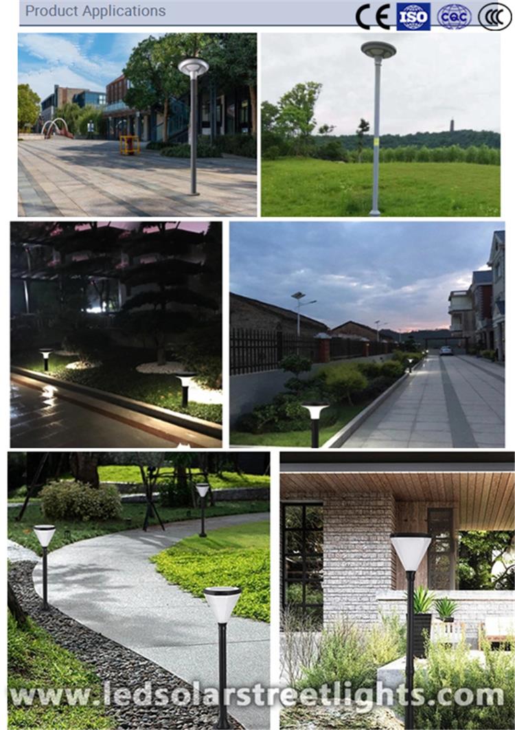 applied of solar path lights