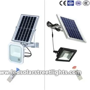 Luces de inundación solares al aire libre