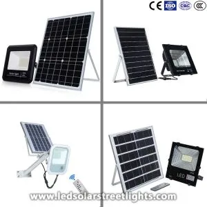 Luz de inundación LED con energía solar