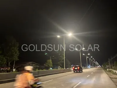 Medición solar de la calidad de la luz de calle